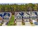 Aerial view of the community showing the home's location and neighborhood at 5620 Berney Cir, Powder Springs, GA 30127