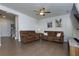 Spacious living room featuring hardwood floors and an open layout at 5620 Berney Cir, Powder Springs, GA 30127