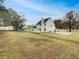 Expansive back yard with deck and sports court at 7782 Wethersfield Dr, Jonesboro, GA 30236