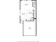 First-floor floor plan with kitchen, living, dining, bath, walk-in closet, and garage at 1733 Hyssop Blvd, Mableton, GA 30126