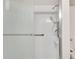 Modern shower features grab bars and handheld shower head at 6851 Roswell Rd # H1, Sandy Springs, GA 30328