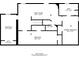 Detailed floor plan of the home showcasing the layout of bedrooms, Gathering room, and bathroom at 1826 Meadowglades Dr, Decatur, GA 30035