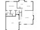 Downstairs floor plan with primary bedroom, kitchen, living room, and garage at 122 Sanders Walk, Mcdonough, GA 30252