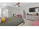 Bright bedroom with plush carpeting, a large bed, and lots of natural light at 495 Woodlawn Ave, Atlanta, GA 30318