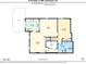 Basement floorplan featuring a kitchen, bonus room, bedroom, and rec room at 2715 Kaley Nw Ln, Kennesaw, GA 30152