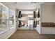 Bedroom featuring built-in bunk beds with individual curtains and a window at 2715 Kaley Nw Ln, Kennesaw, GA 30152