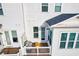 Cozy patio with a privacy screen, and a glass door adding natural light and inviting outdoor relaxation at 677 Brennan Dr, Decatur, GA 30033