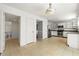 Spacious kitchen featuring stainless steel appliances, tile floors, and plenty of cabinet space at 3744 Misty Wood Nw Dr, Marietta, GA 30064