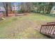 Expansive backyard featuring mature trees, a swing set, and custom-built hammock relaxation zone at 2781 Hollywood Dr, Decatur, GA 30033