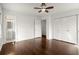 Large bedroom with hardwood floors, two closets, and access to bathroom at 35 Adair Dr, Marietta, GA 30066