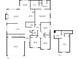 Floor plan showing the layout of the home including the living room, kitchen, and bedrooms at 1710 River Mill Ne Trl, Conyers, GA 30012