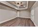 Spacious basement boasts recessed lighting and ample room for activities at 370 Laurel Oak Dr, Suwanee, GA 30024