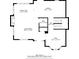 Detailed floorplan with measurements of kitchen, living room, dining room and office at 708 Players Ct, Woodstock, GA 30189