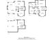 Detailed floorplan with measurements of kitchen, bedrooms, living spaces, and garage at 708 Players Ct, Woodstock, GA 30189