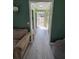 Hallway with neutral paint, and wood flooring at 805 Wayside Dr, Lawrenceville, GA 30046