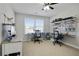 Dedicated home office space with multiple workstations and plenty of storage shelves at 167 Marlow Dr, Woodstock, GA 30188