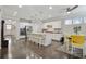 Spacious kitchen with a large island, stainless steel appliances, and breakfast bar seating at 167 Marlow Dr, Woodstock, GA 30188