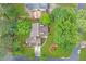 An aerial view of the home's lush surroundings, showcasing its prime location and landscaping at 1870 Shoreline Trce, Grayson, GA 30017