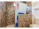 Bathroom with a shower and toilet at 1243 Old Villa Rica Rd, Dallas, GA 30157