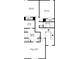 Upstairs floorplan showing the layout of the Primary bedroom, two more bedrooms, and two baths at 11143 Aliyah Dr, Hampton, GA 30228