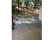 An under construction concrete patio area in a wooded backyard at 1808 Brewer Sw Blvd, Atlanta, GA 30310