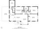 Detailed floor plan of the home's layout and dimensions at 1808 Brewer Sw Blvd, Atlanta, GA 30310