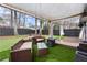 Relaxing outdoor seating area with pergola in fenced backyard at 541 Benmac Se Rd, Smyrna, GA 30080