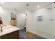Bathroom offers a walk-in shower and designer tile at 541 Benmac Se Rd, Smyrna, GA 30080
