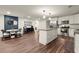 Spacious kitchen with modern appliances, a large center island, and an open floor plan at 541 Benmac Se Rd, Smyrna, GA 30080