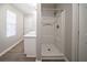 Bathroom featuring shower stall and single sink at 3534 S Portsmouth Cir, Lithonia, GA 30038