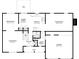 Detailed first floor floorplan showcasing the layout, dimensions, and room names at 3534 S Portsmouth Cir, Lithonia, GA 30038