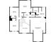 Second floor layout highlighting bedrooms, bathrooms, and closet spaces at 1116 Oak Hollow Ln, Hampton, GA 30228