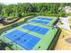 A set of four tennis courts at Horizon neighborhood at 1159 Fort Marcy Park, Lawrenceville, GA 30044