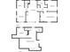 Detailed floor plan showcasing the layout of the home's bedrooms, bathrooms, and living spaces at 2344 Hollyridge Sw Dr, Marietta, GA 30060