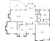 First floorplan featuring living room, deck, kitchen, dining room, garage, breakfast nook, pantry, laundry, and office at 3534 Brandywine Nw Rd, Kennesaw, GA 30144