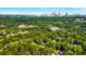 Scenic aerial view of lush green landscape with the Atlanta skyline in the distance at 383 Pratt Se Dr # 503, Atlanta, GA 30315