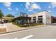 Exterior shot of the shopping center with Patria Cocina and outdoor dining at 383 Pratt Se Dr # 503, Atlanta, GA 30315