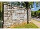 Historic Grant Park entrance sign made of stone, showcasing Zoo Atlanta and Cyclorama, framed by greenery and blue sky at 383 Pratt Se Dr # 503, Atlanta, GA 30315