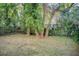 A spacious backyard filled with mature trees, offering shade and privacy at 1351 Eason Nw St, Atlanta, GA 30314