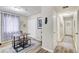 Bright dining area featuring a table with chairs and an adjacent hallway at 1351 Eason Nw St, Atlanta, GA 30314