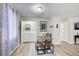 Dining space with convenient laundry area and hardwood floors at 1351 Eason Nw St, Atlanta, GA 30314