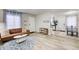 Inviting living space with hardwood floors leading to a cozy dining nook at 1351 Eason Nw St, Atlanta, GA 30314