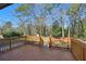 Lovely deck overlooking the backyard offers outdoor entertaining space, with railing all around at 2316 Miriam Ln, Decatur, GA 30032
