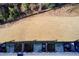 Aerial view of patios and grassy backyard at 5652 Plain Field Ln, Lilburn, GA 30047