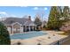 Community pool featuring a fence and seating area at 10104 Windrush Ln, Alpharetta, GA 30009