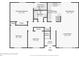 Detailed floor plan showcasing layout of bedrooms, bathrooms, kitchen, and living areas at 10475 Willow Meadow Cir, Alpharetta, GA 30022