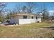 A spacious backyard features a renovated single-story home with a brick exterior at 1189 Kathryn Cir, Forest Park, GA 30297