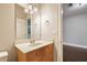 Bathroom featuring single sink vanity with mirror at 1555 Mosaic Way # 1555, Smyrna, GA 30080
