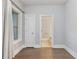 Bedroom with wood flooring and an ensuite bath at 1555 Mosaic Way # 1555, Smyrna, GA 30080