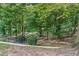 Well-maintained community dog park surrounded by mature trees and featuring bench seating and a fenced-in area at 1555 Mosaic Way # 1555, Smyrna, GA 30080